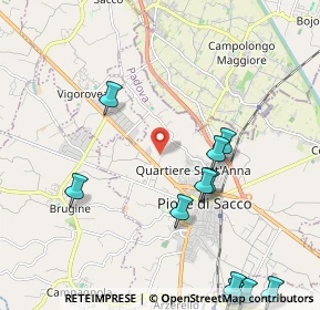 Mappa Via Santini, 35028 Piove di sacco PD, Italia (2.63273)