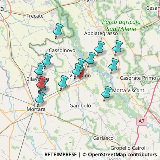 Mappa Via Amilcare Ponchielli, 27029 Vigevano PV, Italia (6.83071)