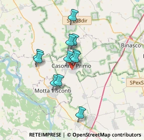 Mappa Via dei Salici, 27022 Casorate Primo PV, Italia (2.73818)