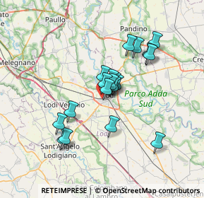 Mappa Via Camilla Tavazzi Catenago, 26900 Lodi LO, Italia (5.50158)