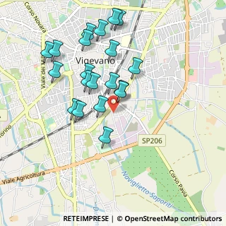 Mappa Via Bercleda, 27029 Vigevano PV, Italia (0.932)
