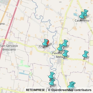 Mappa Via Guglielmo Marconi, 25020 Cigole BS, Italia (3.04)