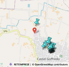 Mappa Via Virgilio, 46042 Castel Goffredo MN, Italia (1.2435)