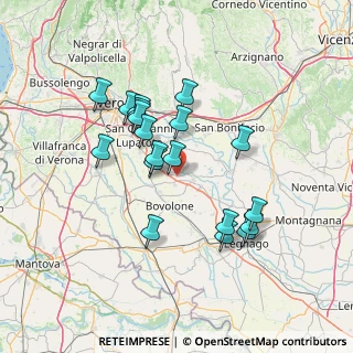 Mappa 37050 Oppeano VR, Italia (12.74684)