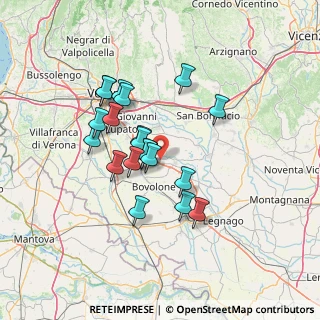 Mappa 37050 Oppeano VR, Italia (11.5755)