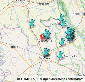 Mappa Str. Vicinale della Galliana, 27024 Cilavegna PV, Italia (7.89)