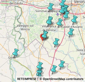 Mappa SS 62, 37060 Mozzecane VR, Italia (9.7075)