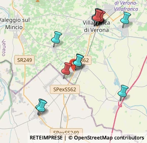Mappa SS 62, 37060 Mozzecane VR, Italia (4.51688)