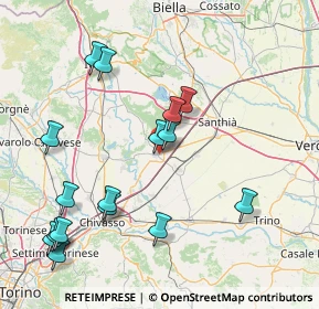 Mappa Via Gioacchino Rossini, 13043 Cigliano VC, Italia (17.9675)