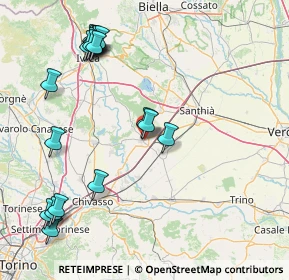 Mappa Via Gioacchino Rossini, 13043 Cigliano VC, Italia (19.55158)