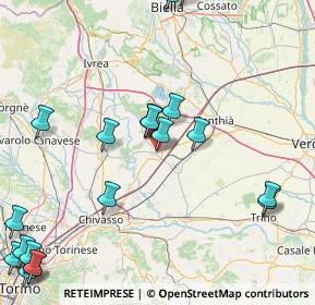 Mappa Via Gioacchino Rossini, 13043 Cigliano VC, Italia (21.716)