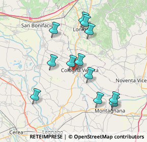 Mappa Via Croce, 37044 Cologna Veneta VR, Italia (7.28583)