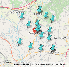 Mappa Via Croce, 37044 Cologna Veneta VR, Italia (6.9965)