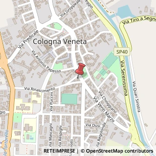 Mappa Piazza Liberazione, 2, 37044 Cologna Veneta, Verona (Veneto)