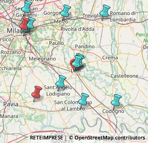 Mappa Via Bergognone, 26900 Lodi LO, Italia (17.56231)