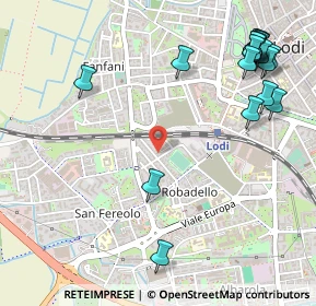 Mappa Via Bergognone, 26900 Lodi LO, Italia (0.7025)