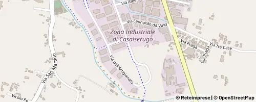 Mappa Casalserugo