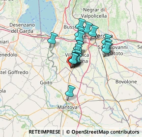 Mappa Via Dante Alighieri, 37060 Mozzecane VR, Italia (8.921)