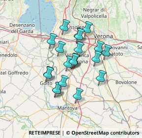 Mappa Via Dante Alighieri, 37060 Mozzecane VR, Italia (10.6615)