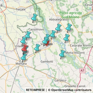 Mappa Via Domenico Cimarosa, 27029 Vigevano PV, Italia (6.80929)