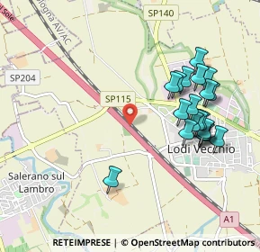 Mappa A1 - Autostrada del Sole, 26855 Melegnano MI, Italia (1.007)