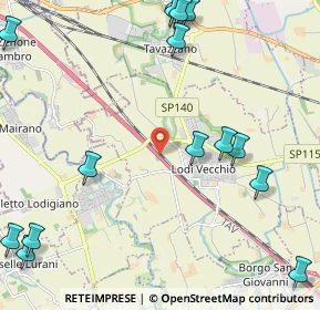 Mappa A1 - Autostrada del Sole, 26855 Melegnano MI, Italia (3.03067)
