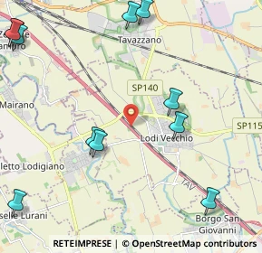 Mappa A1 - Autostrada del Sole, 26855 Melegnano MI, Italia (2.90545)