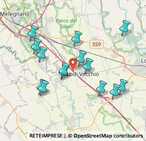 Mappa A1 - Autostrada del Sole, 26855 Melegnano MI, Italia (3.66857)