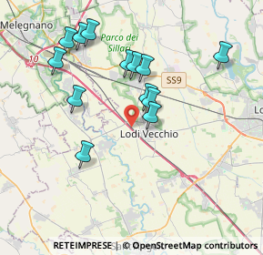 Mappa A1 - Autostrada del Sole, 26855 Melegnano MI, Italia (3.65154)