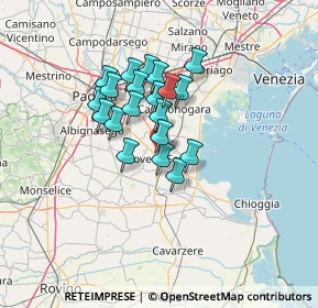 Mappa Via D'annunzio Gabriele, 35028 Piove di Sacco PD, Italia (9.834)