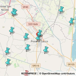 Mappa Via D'annunzio Gabriele, 35028 Piove di Sacco PD, Italia (5.84154)