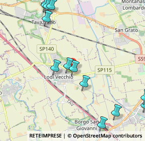 Mappa SP115, 26855 Lodi vecchio LO, Italia (2.70077)