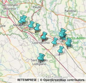 Mappa SP115, 26855 Lodi vecchio LO, Italia (6.28529)