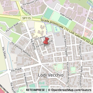 Mappa Via Quintini Mario, 13, 26855 Lodi Vecchio, Lodi (Lombardia)
