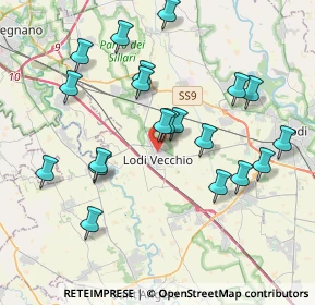 Mappa Via Salvo D'Acquisto, 26855 Lodi Vecchio LO, Italia (3.935)