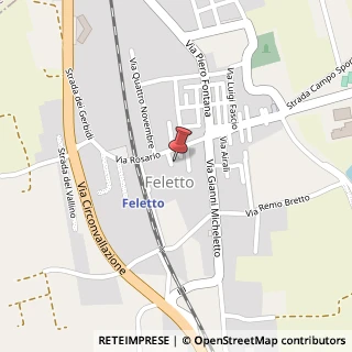 Mappa 7 Via Dr.Paolo Avenati Bassi, Feletto, To 10080, 10080 Feletto TO, Italia, 10080 Feletto, Torino (Piemonte)