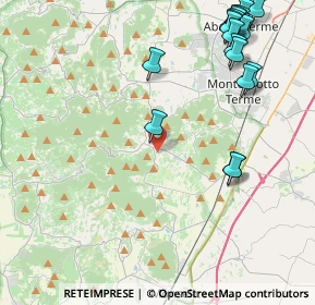 Mappa 35030 Galzignano Terme PD, Italia (5.48667)