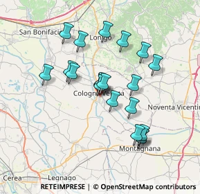 Mappa Via Roma, 37044 Cologna Veneta VR, Italia (6.201)