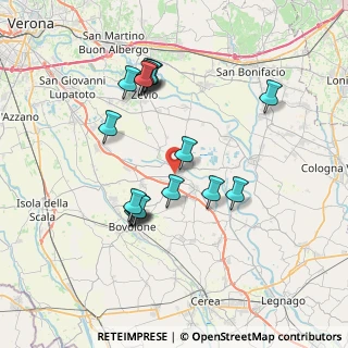 Mappa Via Cadelferro, 37050 Oppeano VR, Italia (6.99059)