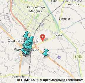 Mappa Via Provinciale per Corte, 35028 Piove di sacco PD, Italia (1.78813)