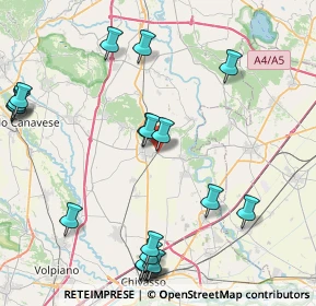 Mappa Via Mazzè, 10014 Caluso TO, Italia (10.4355)