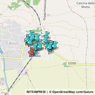 Mappa Via Mazzè, 10014 Caluso TO, Italia (0.28667)