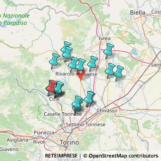 Mappa Via Circonvallazione, 10080 Feletto TO, Italia (11.951)