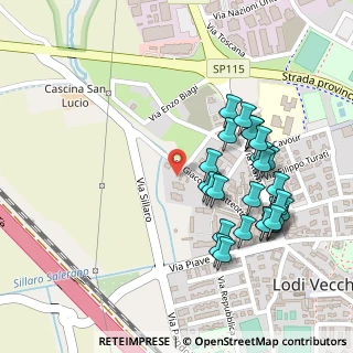 Mappa Via Matteotti Giacomo, 26855 Lodi Vecchio LO, Italia (0.23704)