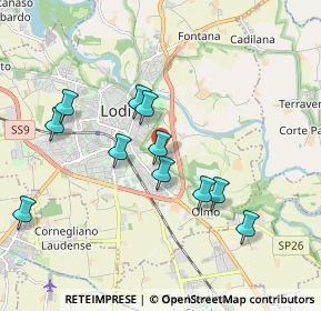 Mappa Cascina Coldana, 26900 Lodi LO, Italia (1.79818)