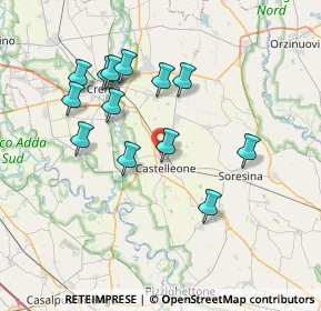 Mappa Via Zoncheto, 26012 Castelleone CR, Italia (6.99462)