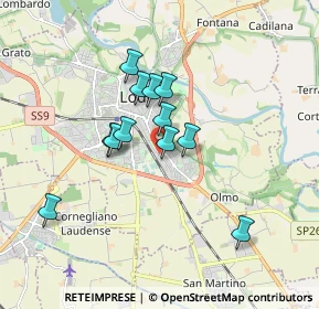 Mappa Via Umbria, 26900 Lodi LO, Italia (1.37833)