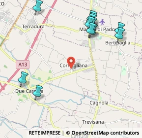 Mappa Via D. Durante, 35020 Carrara San Giorgio PD, Italia (2.5525)