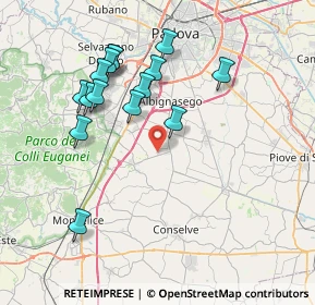 Mappa Via D. Durante, 35020 Carrara San Giorgio PD, Italia (7.56933)