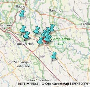 Mappa Via Giuseppe Piermarini, 26900 Lodi LO, Italia (4.20643)